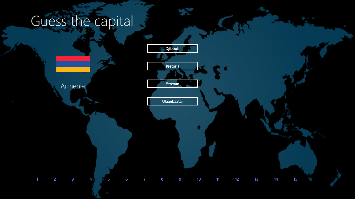 Guess the Capital screenshot