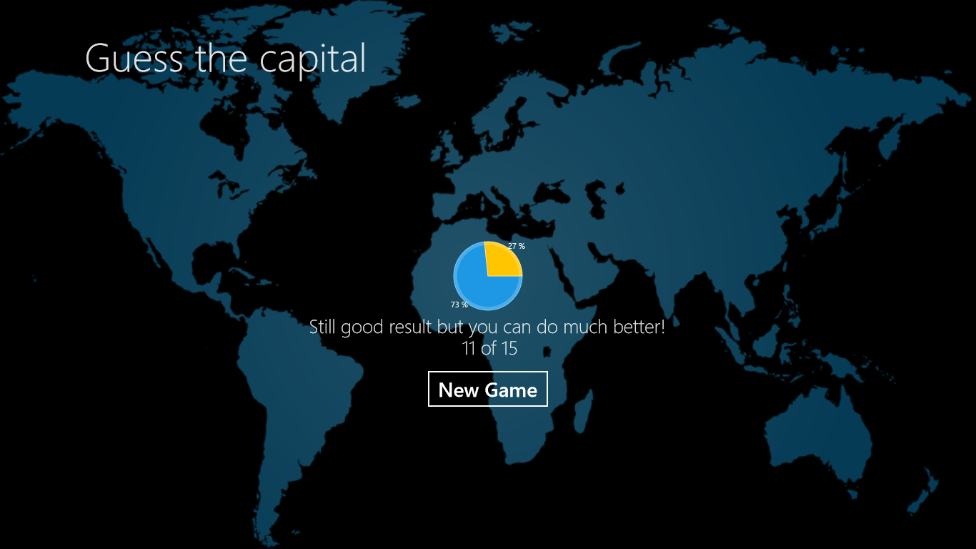 Guess the Capital screenshot